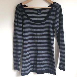 Forever 21 striped long sleeve top Size L